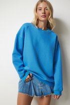 Happiness Istanbul MC00232 Volwassenen Vrouwen Sweatshirt - Hemelsblauw - 40