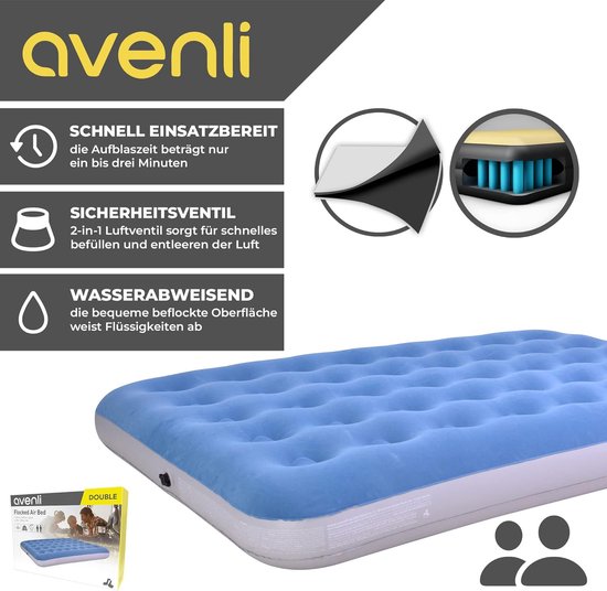 luchtbed/kampeermatras blauw van Intex — afbeelding 3