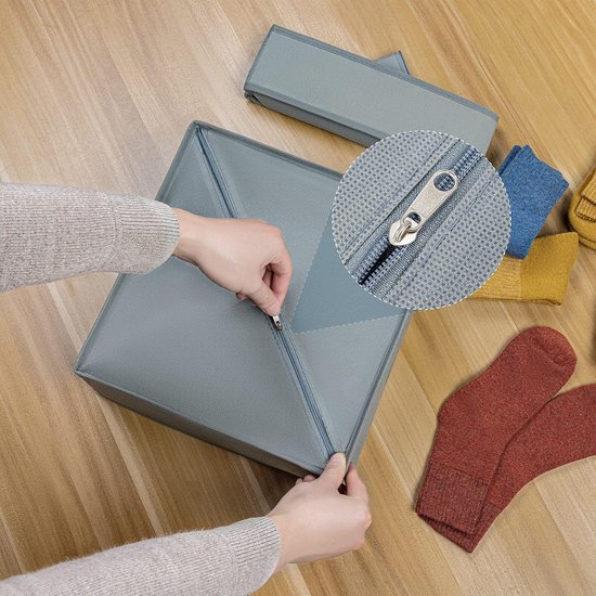 ROW&LINE® – Opbergset – 11 extra hoge vakken voor T-shirts