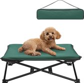 Navaris hondenbed voor campings en reizen - geschikt voor kleine tot middelgrote honden - verhoogde hondenmand - hondenstretcher voor buiten