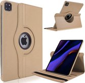 Draaibaar Hoesje 360 Rotating Multi stand Case - Geschikt voor: Apple iPad Pro 12.9 inch (2020) - Apple iPad Pro 12.9 inch (2021) - Apple iPad Pro 12.9 inch 2022 - goud
