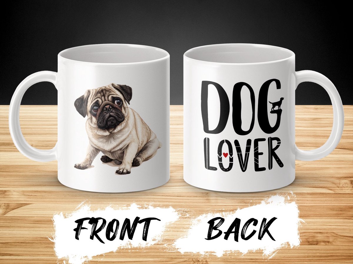 Mok Pug dog hond/ dog lover