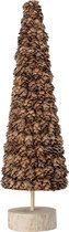 Bloomingville dennenboompje groot - Kerstaccessoires - Dennenhout - 11x40cm