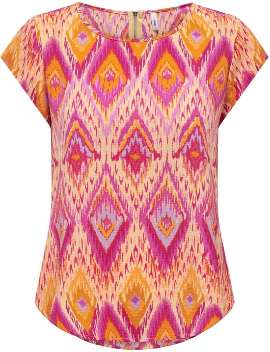 ONLY ONLVIC S/S AOP TOP NOOS PTM Dames Top - Maat 40