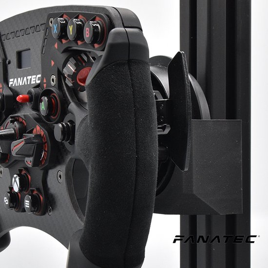 Fanatec QR2 Heavy Duty Stuurhouder voor Sim Rig - Quick Release Mount - Extrusieprofiel - Kleur Zwart / QR2 van Fanatec — afbeelding 4