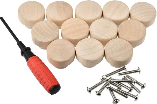 smatime 10 stuks meubelknoppen, lade-ringgrepen, zinklegering, drop-ring, handgrepen, zwart, rond, voor kast, lade, deur, ring met schroef, voor keuken, slaapkamer, meubels, decoratie