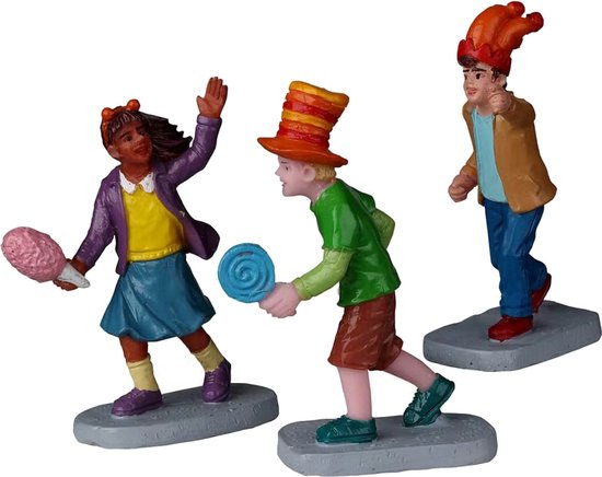 Lemax - Time For Fun!, Set Of 3 - Kersthuisjes & Kerstdorpen