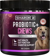 Probiotic+ Hondensnack voor honden - probiotica hond - 180 stuks - Bij braken, dunne ontlasting, diarree, winderigheid, jeuk, likken aan de pootjes, braken, maag-darm problemen, gras eten en oorontsteking