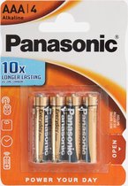 Piles alcalines AAA Panasonic – 10 fois plus durables
