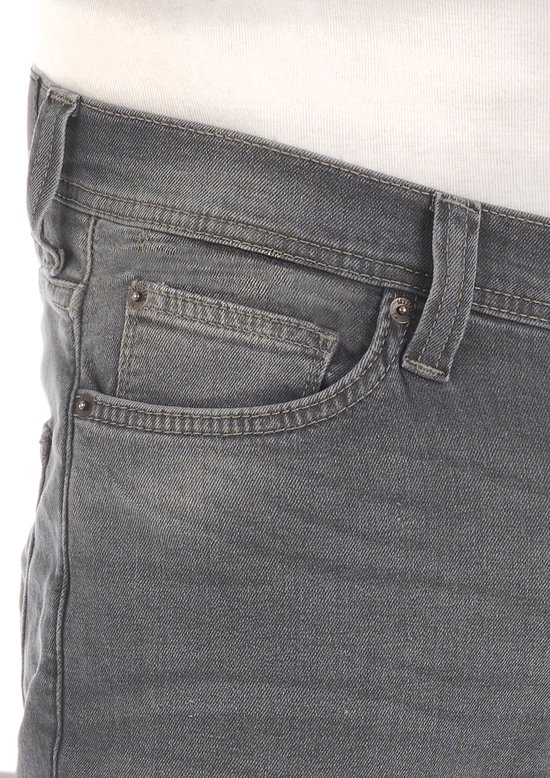 Mustang Heren Jeans Broeken Vegas slim Fit Grijs Volwassenen Denim Jeansbroek Spijkerbroek heren