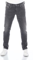 Mustang Heren Jeans Broeken Oregon tapered Fit Zwart Volwassenen Denim Jeansbroek Spijkerbroek heren