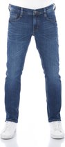 Mustang Heren Jeans Broeken Oregon tapered Fit Blauw Volwassenen Denim Jeansbroek Spijkerbroek heren