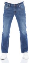 Mustang Heren Jeans Broeken Oregon Bootcut bootcut Fit Blauw 34W / 36L Volwassenen Denim Jeansbroek
