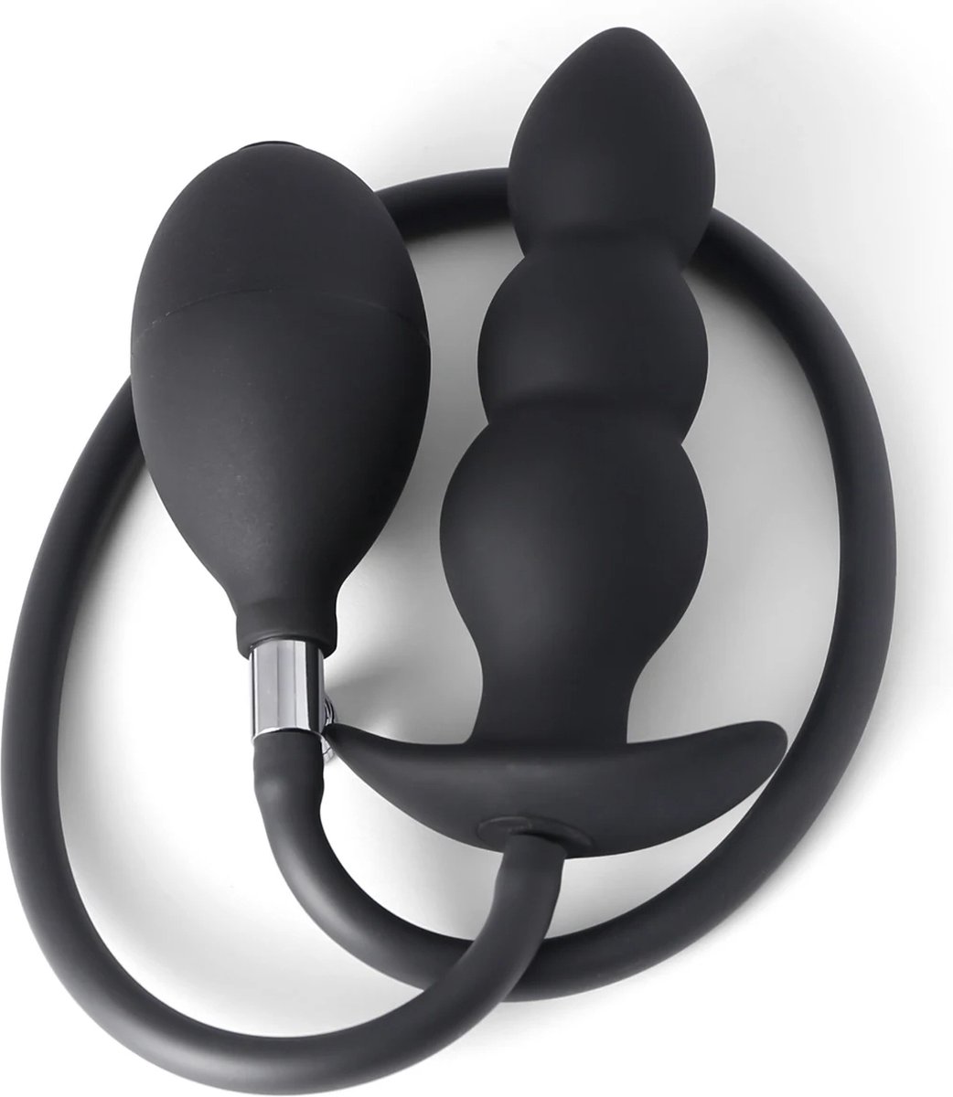 Goedkoopste Buttplug - Buttplugs - Buttplug opblaasbaar - Prostaat Massage - Anaal plug - Zwart
