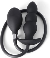 Buttplug - Buttplugs - Buttplug opblaasbaar - Prostaat Massage - Anaal plug - Zwart
