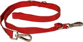 Duvoplus - Uitlaatriem Voor Dieren - Hond - Explor East Duo Leiband Nylon Xxl 200cm/25mm Rood - 1st