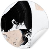 WallCircle - Stickers muraux - Cercle de papier peint - Peinture - Abstrait - Design - 30x30 cm - Cercle mural - Autocollant - Autocollant papier peint rond