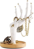 Skelet Handen sieradenhouder, organizer en displaystandaard, sieraden hangers voor het presenteren van ringen, armbanden, halskettingen, oorbellen en andere kleine accessoires, gothic sieraden