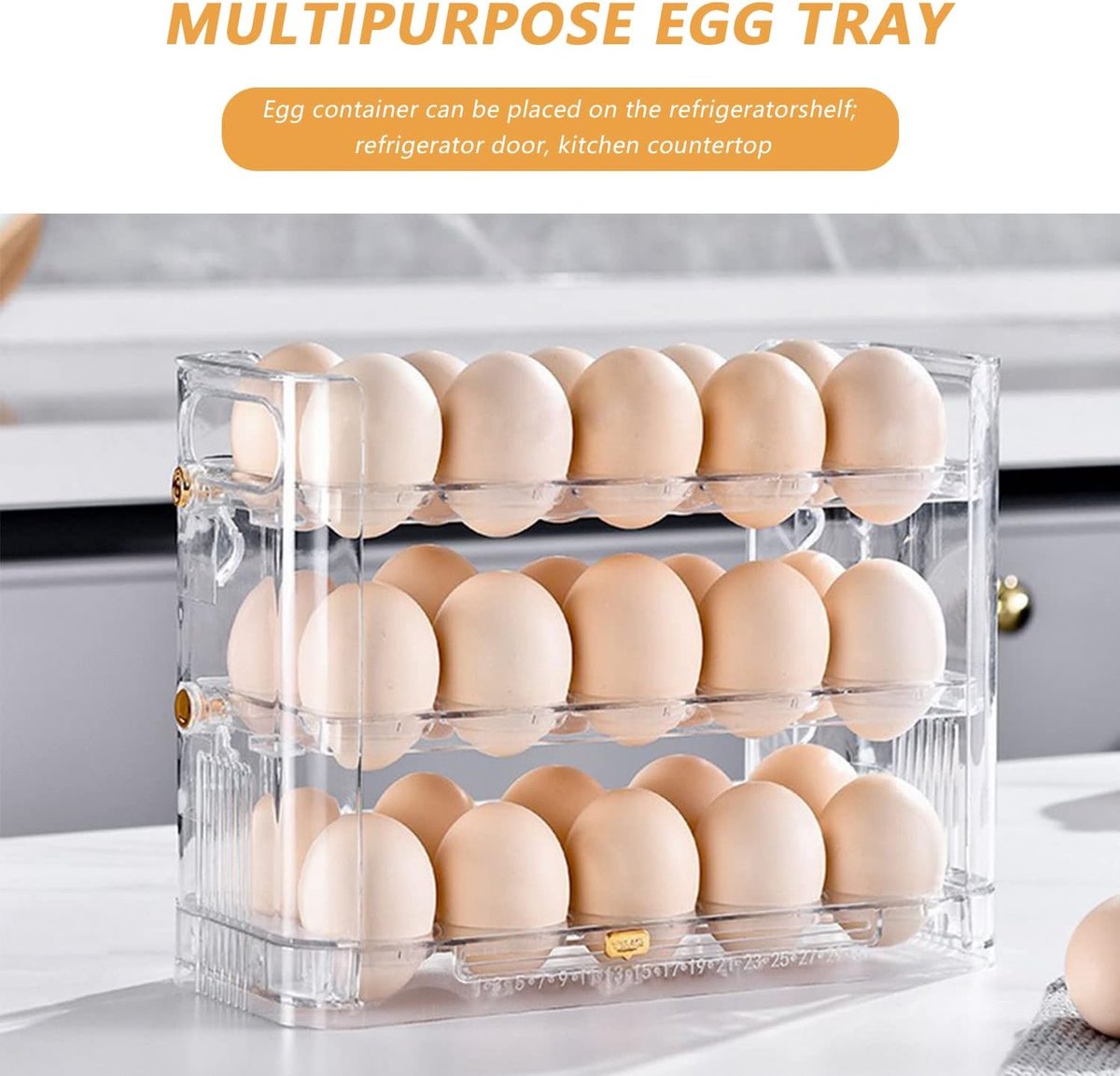 3color/egg Box 21 Eieren Ei Opbergdoos Plastic Eiertray Voor Koelkast Eierbewaardoos Eiermand Eieropbergdoos Keuken Eierhouder Eierdoos Organizer 3color/egg Box 21 Eieren Ei Opbergdoos Plastic Eiertray Voor Koelkast Eierbewaardoos Eiermand Eieropbergdoos Keuken Eierhouder Eierdoos Organizer