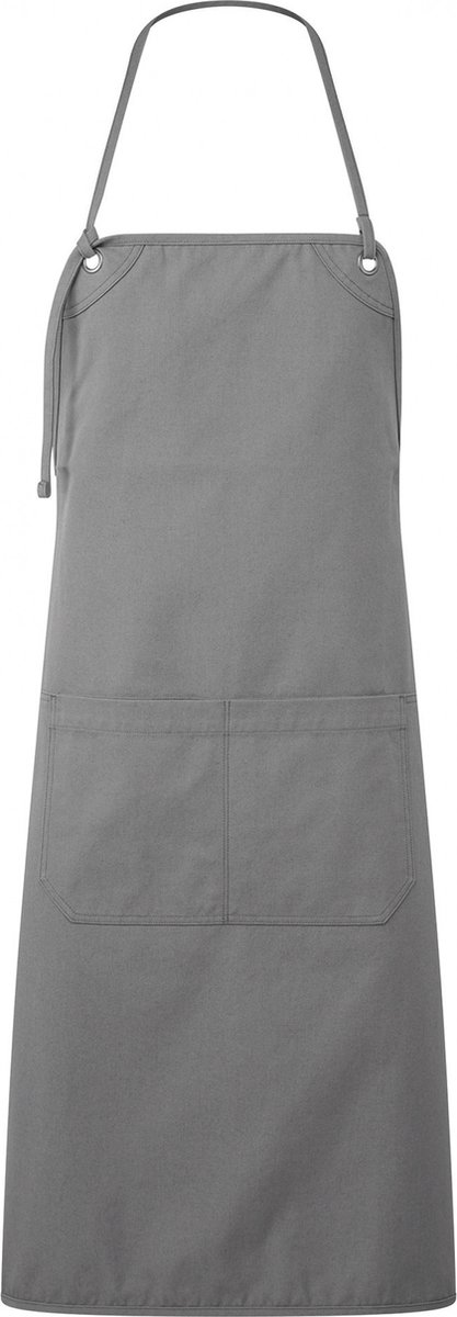 Schort/Tuniek/Werkblouse Unisex One Size Premier Dark Grey 60% Katoen, 40%
