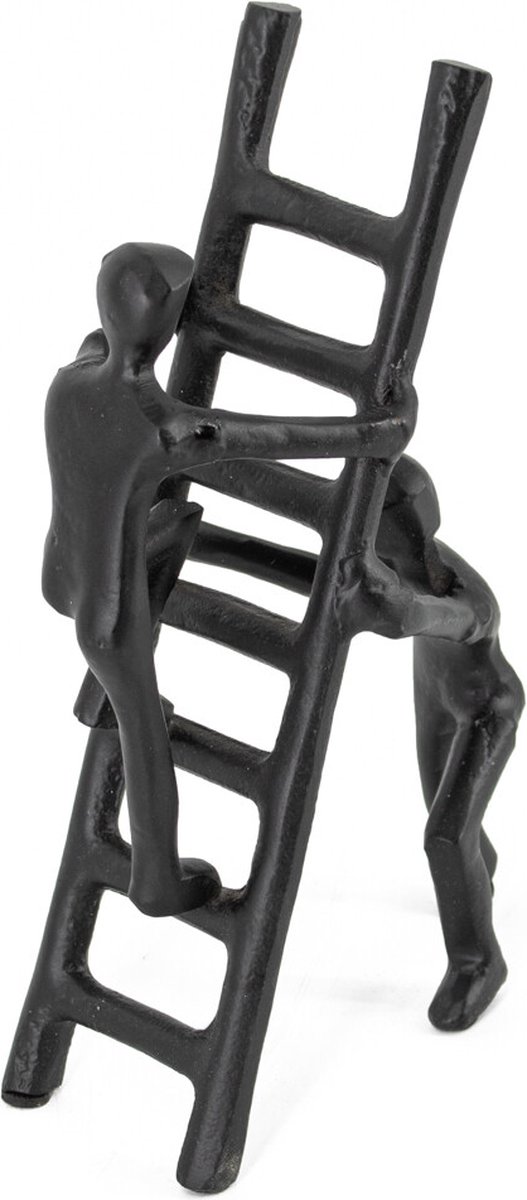 Decoratiebeeld metaal ladder zwart