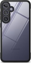 Ringke Fusion Bold | Hoesje Geschikt voor Samsung Galaxy S24 | Back Cover Transparant / Zwart