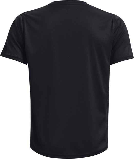 Zwarte Under Armour sportshirt, achterkant.