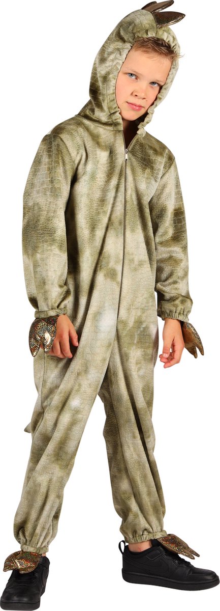 Onesie Dierenkostuum - Dino Pluche - Kinderen
