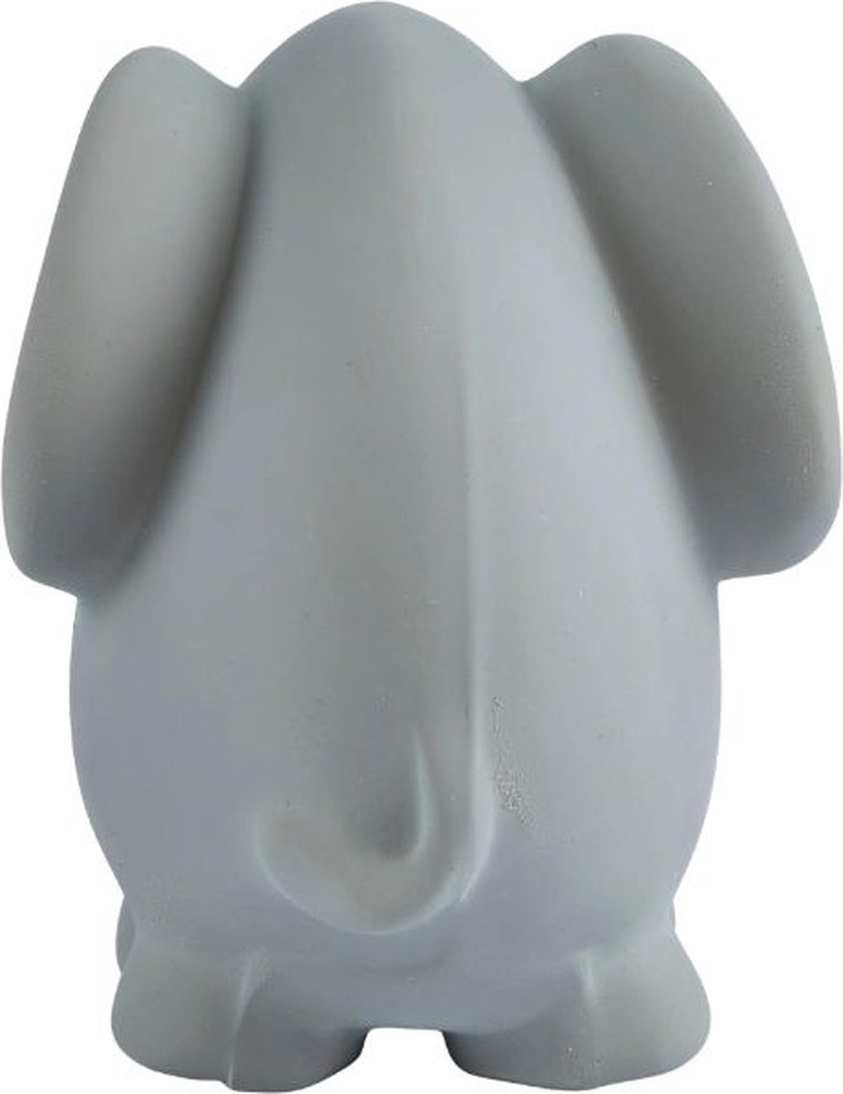 TIKIRI Mijn Eerste Safaridiertje - Olifant - In Natuurlijk Rubber - Met Belletje - 0 Jaar — afbeelding 7