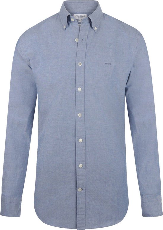 McGregor - Overhemd Oxford Blauw - Heren - Maat 3XL - Regular-fit