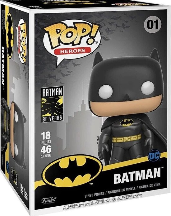 Foto: Pop heroes dc jumbo batman funko pop 01