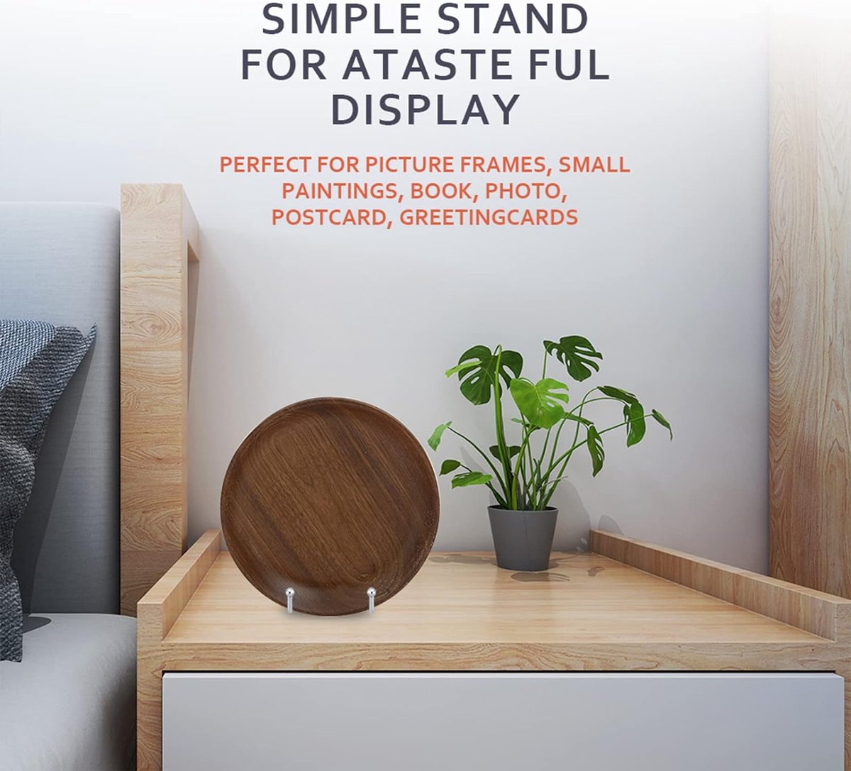 Support Pour Assiettes De Présentation - Chevalet En Fer Pour Photos Photos Assiettes Decoratives Assiettes Art De Table 7 6 Cm Noir Lot 97181643