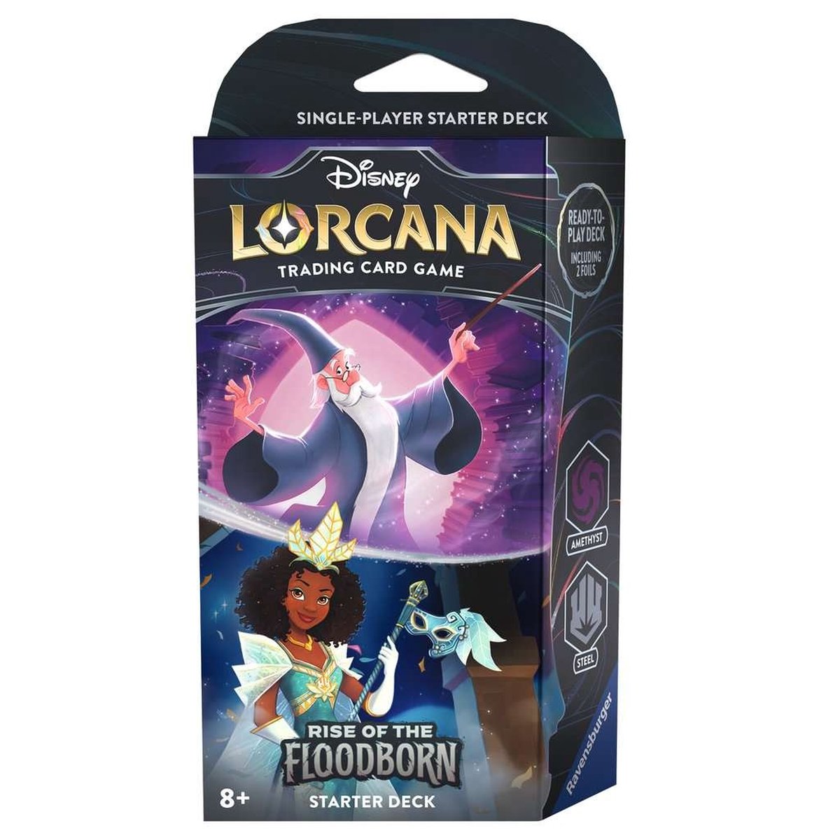 Disney Lorcana: Rise of the Floodborn Starter Deck Merlin & Tiana