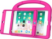 Tablet beschermhoes geschikt voor Apple iPad Mini 4 - Mini 5 – 7.9 inch - Kinderhoes – Kinderhoesje - Hoes - Hoesje voor Kinderen – Handvat en Standaard – Kindvriendelijke Cover | Roze