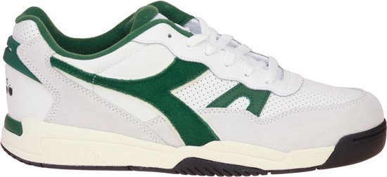 Diadora Winner SL Wit-Groene Sneaker