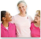Toon Je Steun voor Borstkankeronderzoek met het Roze Lintje Badge Pin/Button