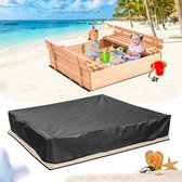 Couverture de bac à sable imperméable 120 x 120 x 20 cm, bâche, couverture de bac à sable speelgoed , couverture de bac à sable anti-poussière, bâche comme couverture de bac à sable