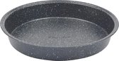 Ronde bakvorm - 9 inch diameter / 24 cm antiaanbaklaag diepe cakevorm, koolstofstaal, gemakkelijk schoon te maken, stevige bodem, ovenbestendig tot 220 °C, lichtgewicht bakplaat,