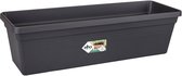 Elho Green Basics Balkonbak 40 - Plantenbak voor Balkon Buiten - Ø 39.3 x H 14.0 cm - Living black