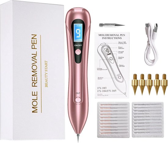 Foto: Laser plasma pen steelwratjes verwijderen wrattenbehandeling wrattenverwijderaar pigmentvlekken mee eters blackhead remover glossy