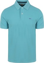 McGregor - Classic Piqué Polo Aquablauw - Regular-fit - Heren Poloshirt Maat L