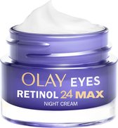 Olay Retinol 24 MAX* Nacht Oogcrème - Voor Donkere Kringen - Maakt Glad-Vernieuwt - MAX* Hydratatie - 15ml