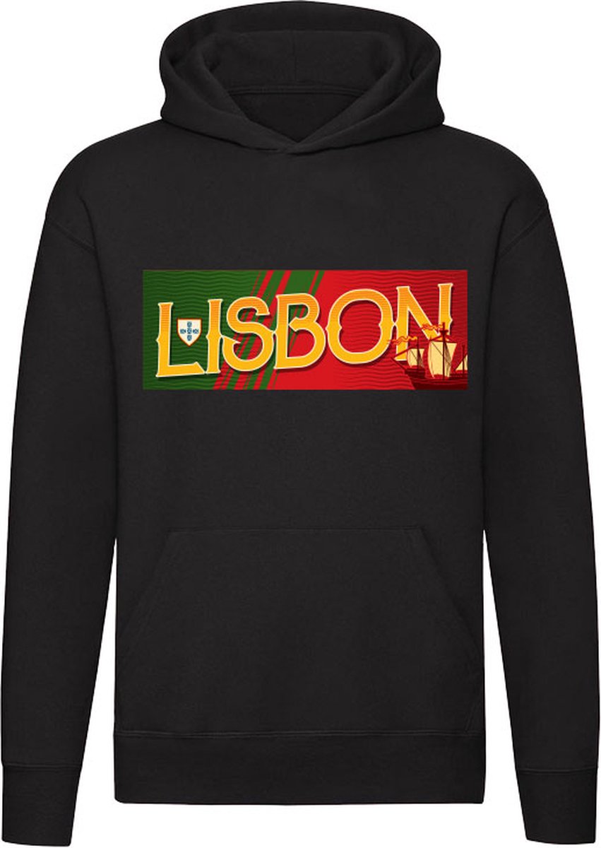 Portugal Lisbon Hoodie - lissabon - ek - wk - voetbal - unisex - trui - sweater - capuchon