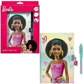 Journal intime Barbie avec stylo à encre invisible - Journal intime Meiden avec serrure