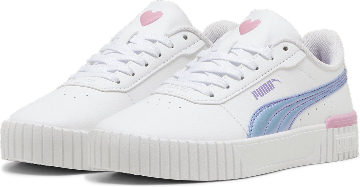 PUMA Carina 2.0 Bouncy Sky Jr Meisjes Sneakers PUMA -Lavender Alert Wit