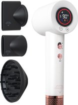 Stefan Francis® IonicDry - Haardroger - Hairdryer - 13 temperatuur instellingen- LCD scherm - Fohn - Fohn met diffuser en blaasmond - Ionentechnologie - 2000 W