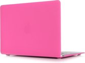 Macbook Air (2018) 13,3 inch Premium bescherming matte hard case cover laptop hoes hardshell + dust plugs |Roze / Pink|TrendParts