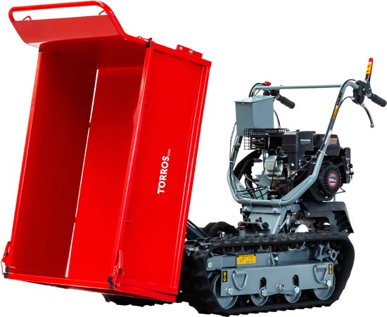 Rupsdumper vlakke kipbak 600kg 6,5pk 3+1R snelheden Torros MRP600H — afbeelding 2