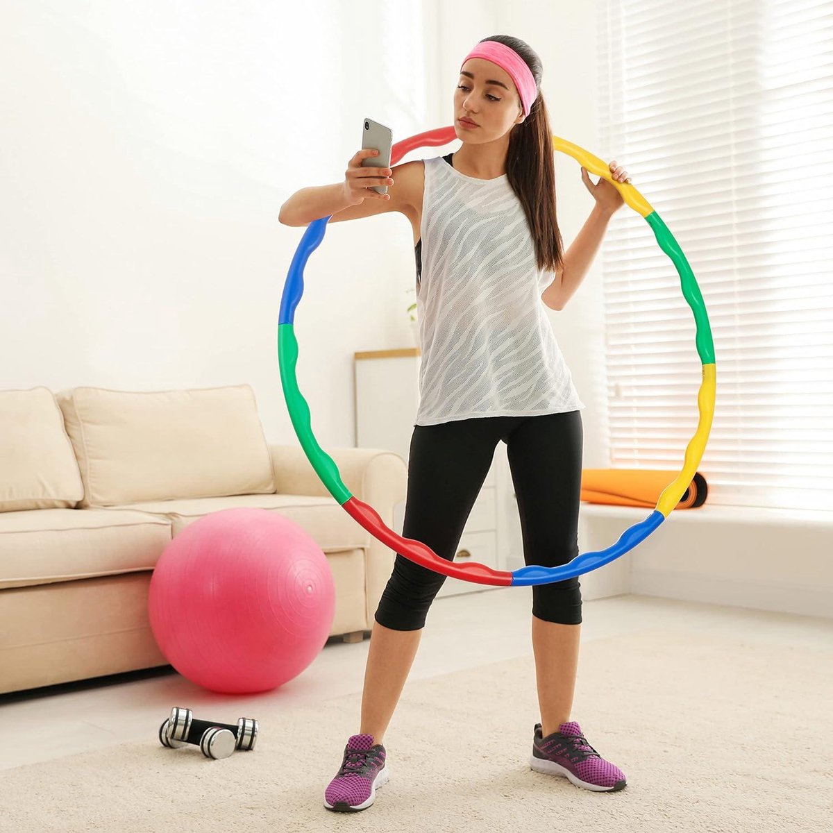 Acheter Sport Cerceau de Couleur Amovible Équipement Pour Enfants Exercice Portable Plastique Fitness Entraînement Cercle Cadeaux Préférés des Enfants Acheter Sport Cerceau de Couleur Amovible Équipement Pour Enfants Exercice Portable Plastique Fitness Entraînement Cercle Cadeaux Préférés des Enfants