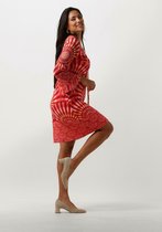 Ana Alcazar Dress Sleeves Jurken Dames - Kleedje - Rok - Jurk - Rood - Maat 44